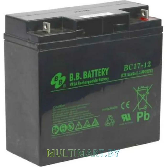 Аккумулятор для ИБП B.B. Battery BC17-12 (12В/17 А·ч)